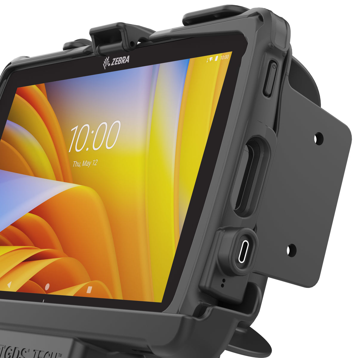 RAM Mounts GDS power + data dock for Zebra ET40, ET45 and ET401 8-inch tablets in IntelliSkin – second alternative view