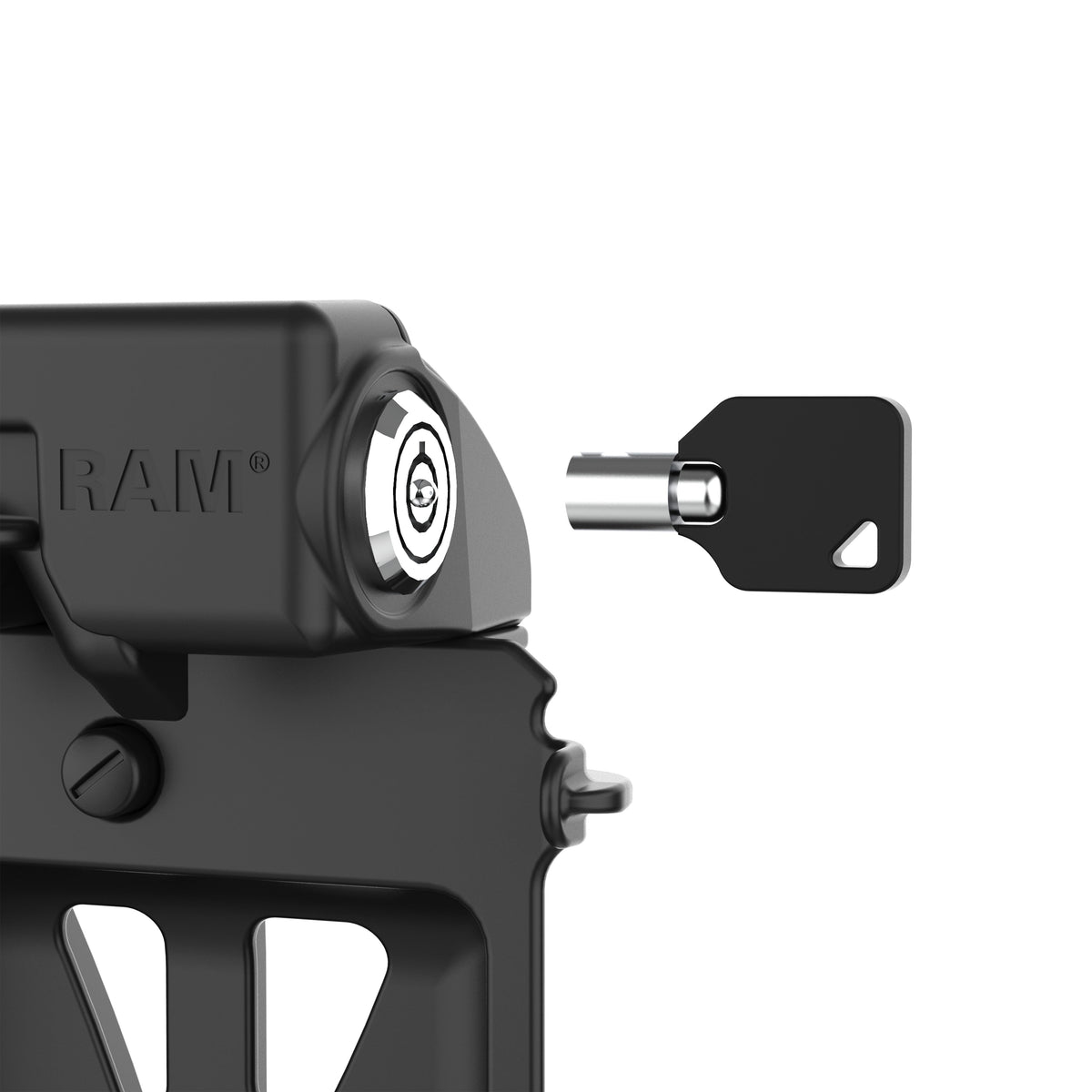 RAM Mounts key-locking GDS Tough-Dock + Dual USB-A for Samsung Tab A11, A9 and A7 Lite 8.7" in IntelliSkin – additional product photo