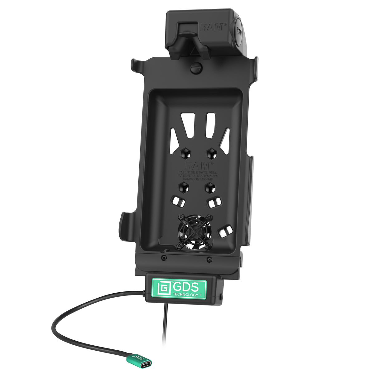 RAM Mounts Locking GDS Cool-Dock with Fan for Samsung Tab Active5 and 3 – alternative view