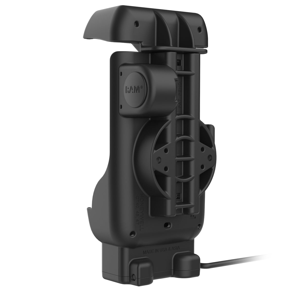 RAM Mounts powered dock for Honeywell CT40, CT45 and CT47 – another angle