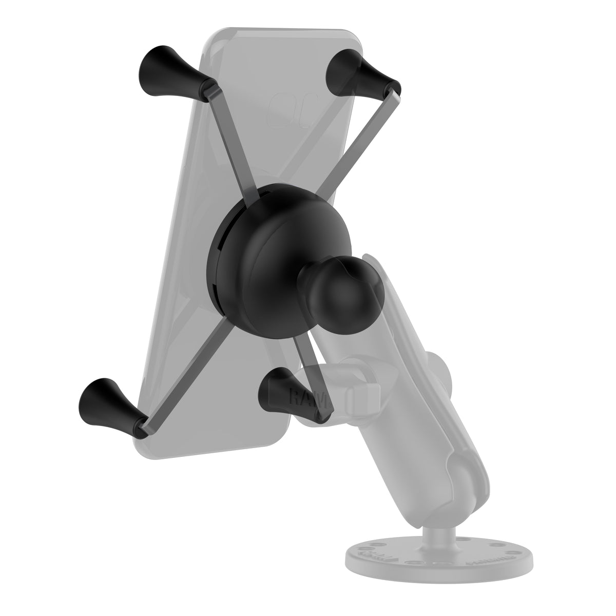 RAM Mounts X-Grip large phone holder with B-size ball – another view