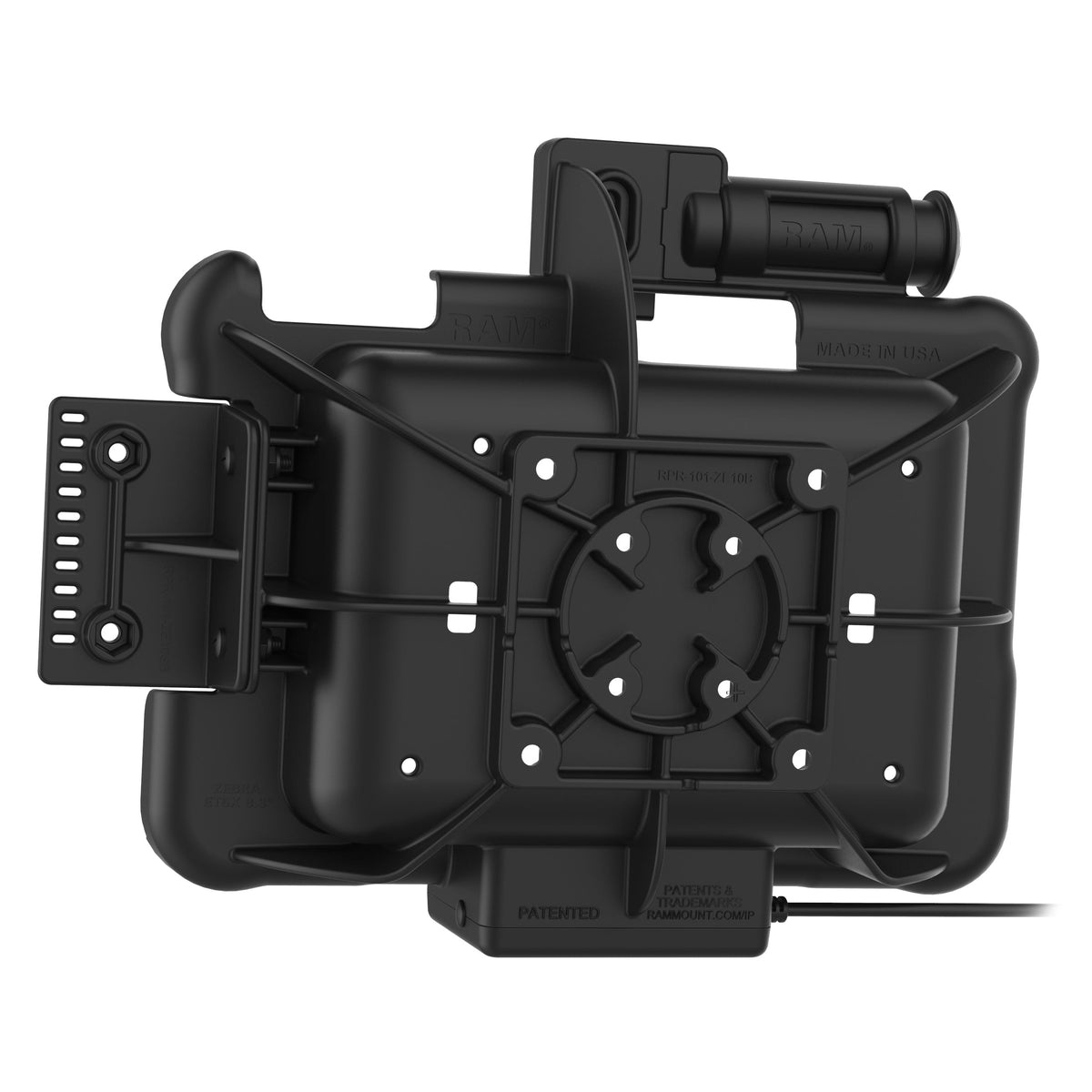 RAM Mounts key-locking GDS powered dock for Zebra ET5x 8.3" and 8.4" rugged tablets – additional view