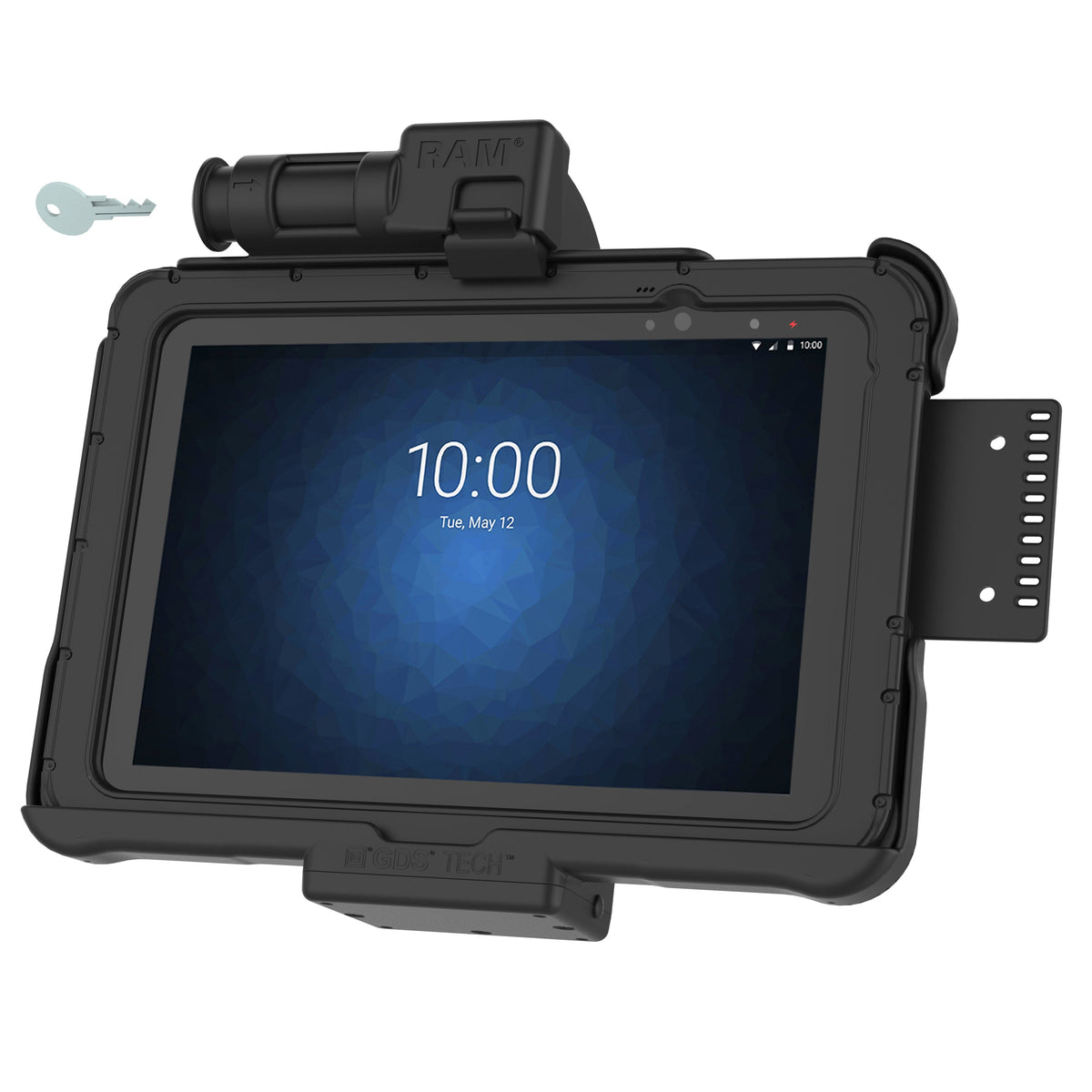 RAM Mounts key-locking GDS Form-Fit holder for Zebra ET5x 10.1" rugged tablets – product photo