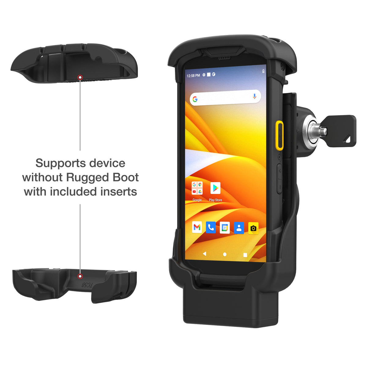RAM Mounts key-locking non-powered Form-Fit holder for Zebra TC73 and TC78 – view 5