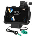 RAM Mounts slēdzama Tough-Dock dokstacija + 2× USB-A – Zebra ET4x/ET401 8" (Rugged Frame) (RAM-HOL-ZE20PD2KLU)