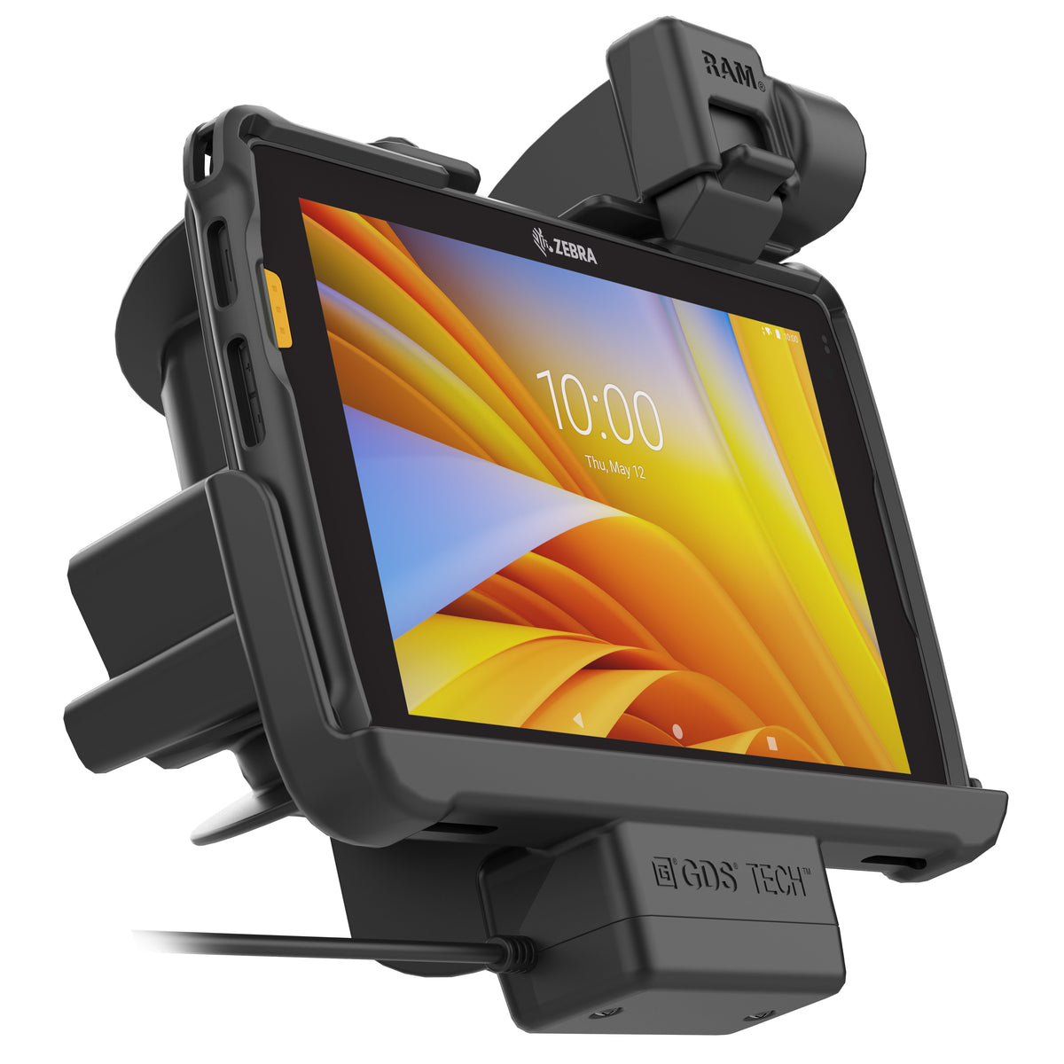 RAM Mounts Tough-Dock with latch for Zebra ET40, ET45 and ET401 8-inch tablets with Rugged Frame – further product photo