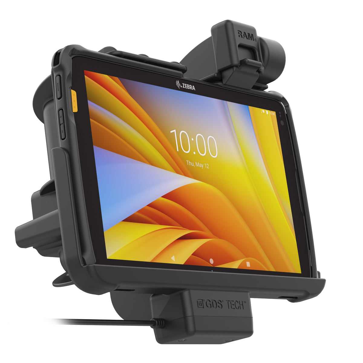 RAM Mounts locking Tough-Dock for Zebra ET40, ET45 and ET401 10-inch tablets with Rugged Frame – further product photo