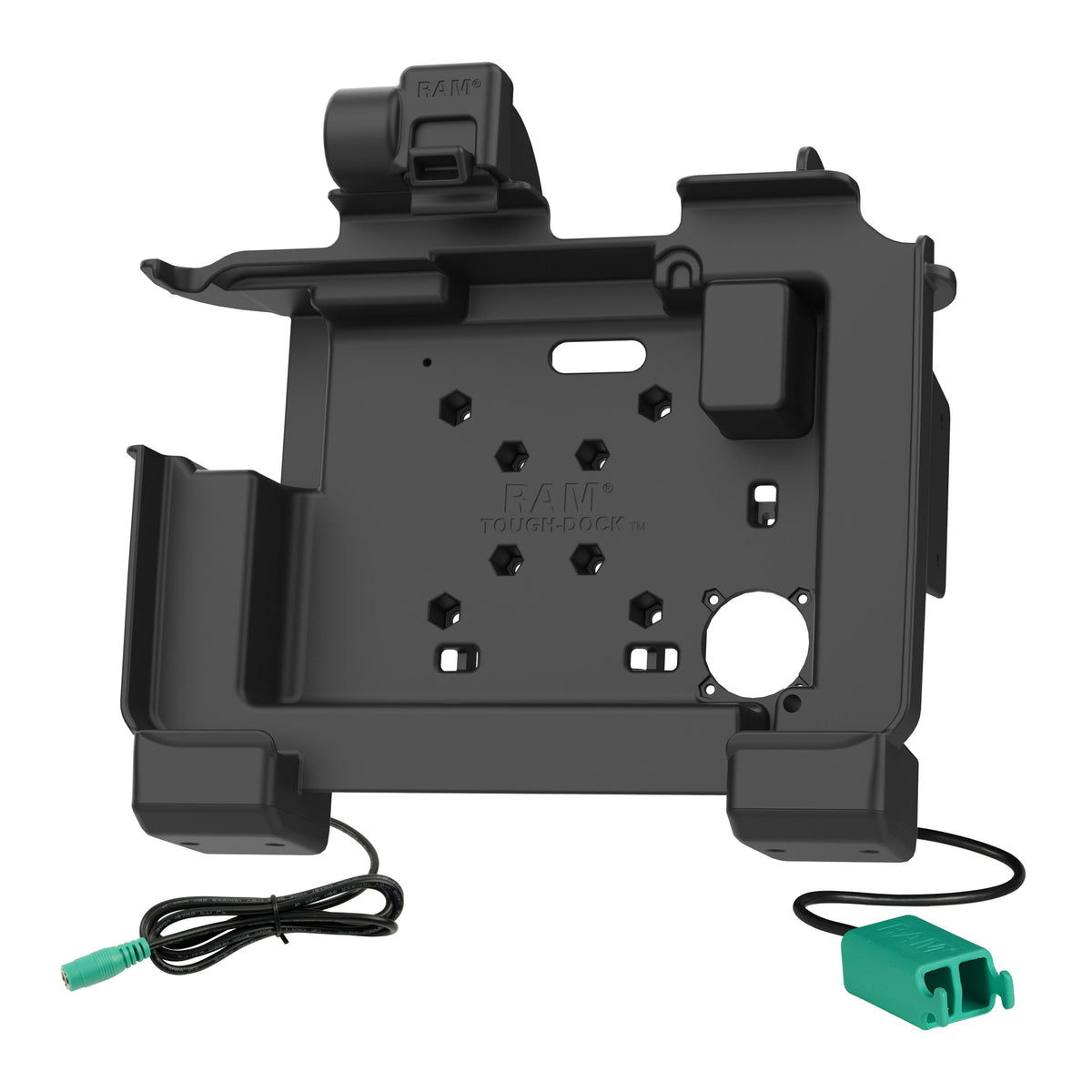 RAM Mounts Power + Dual USB-A Dock for Zebra ET60 and ET65 – alternative view