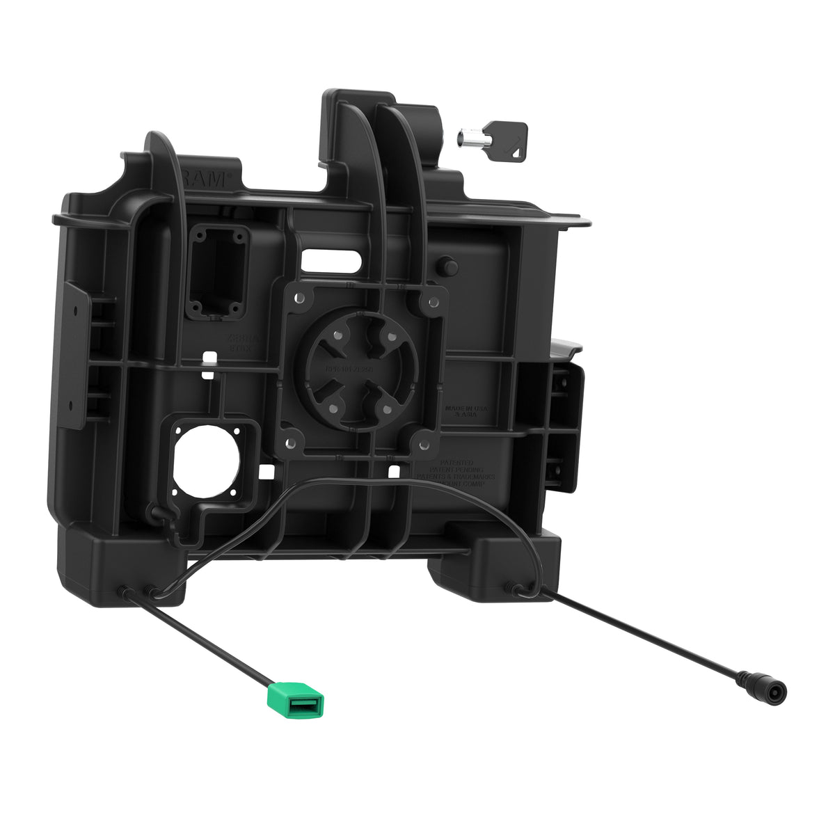 RAM Mounts Key-Locking Power + Data Dock with USB-A & Heated Pins for Zebra ET60 and ET65 – additional view