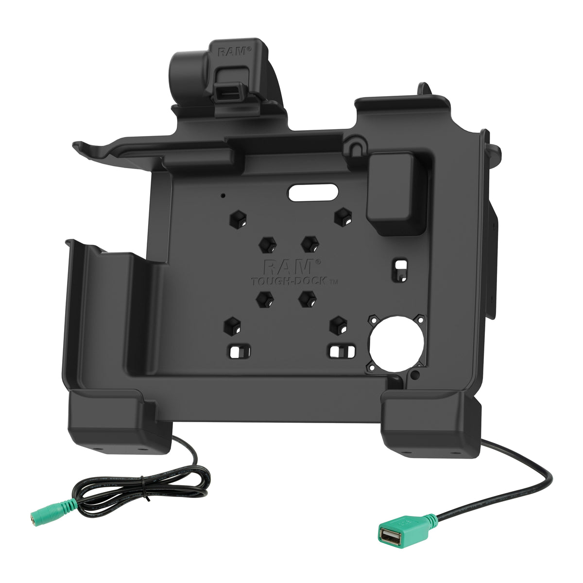 RAM Mounts Power + Data Dock with USB-A & Heated Pins for Zebra ET60 and ET65 – alternative view