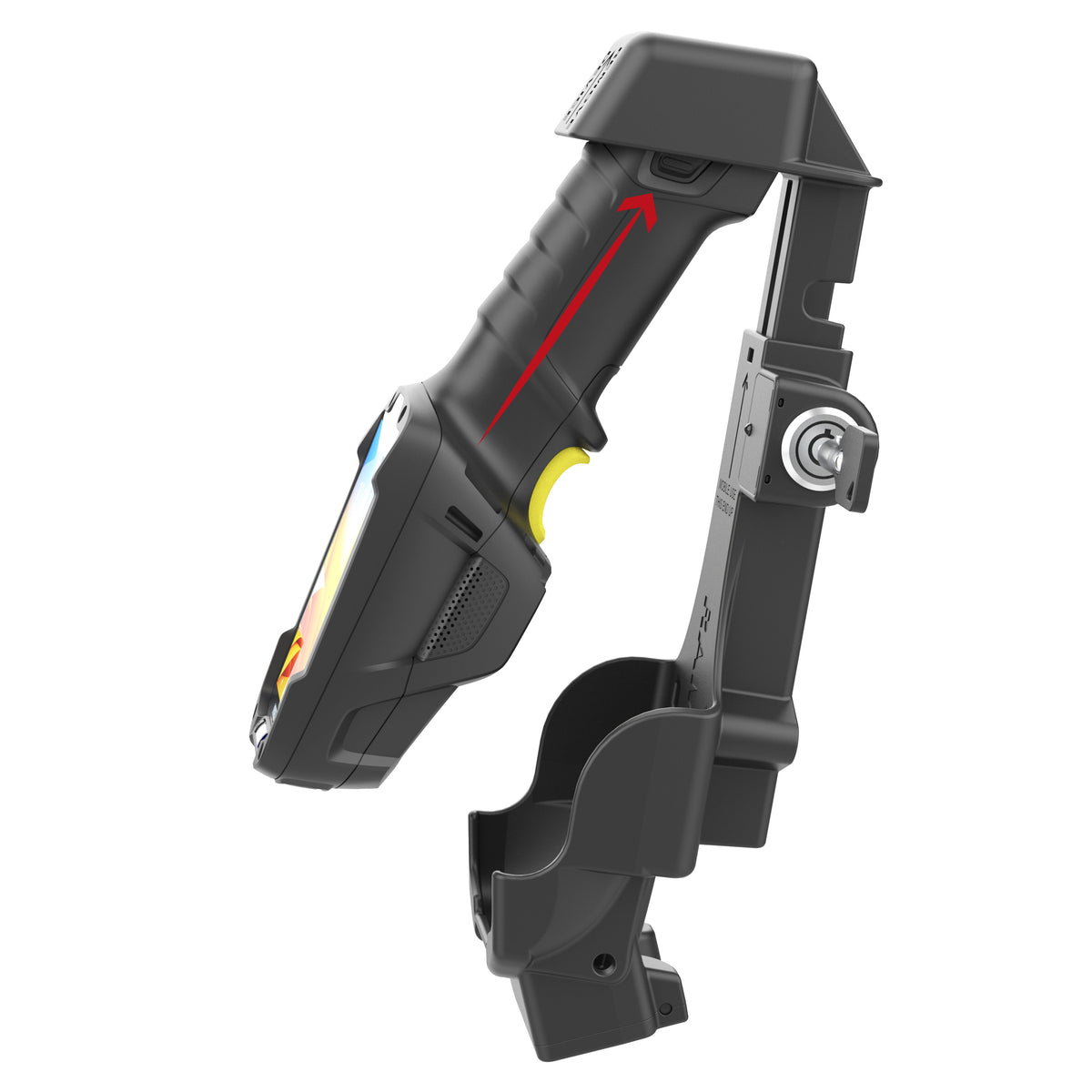 RAM Mounts key-locking Form-Fit powered dock with heated pins for Zebra TC8300 – further product photo