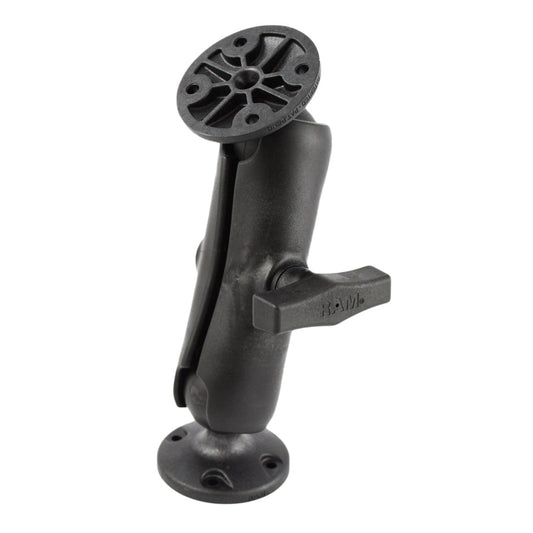 RAM Mounts composite C-size double ball mount with two round plates – product photo