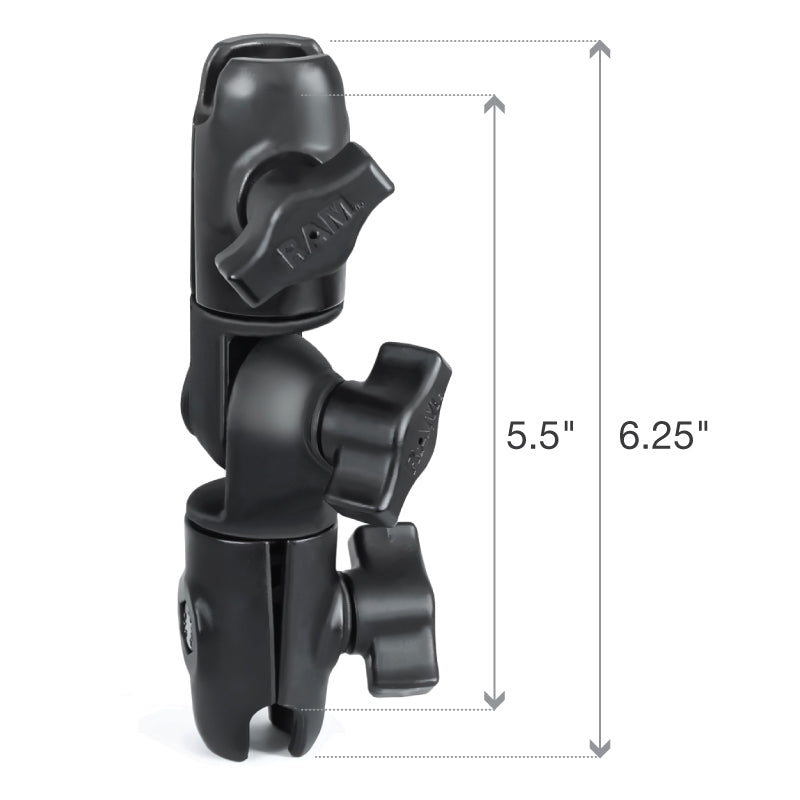RAM Mounts B-size composite double socket swivel and ratchet arm RAP-B-200-2U – another angle