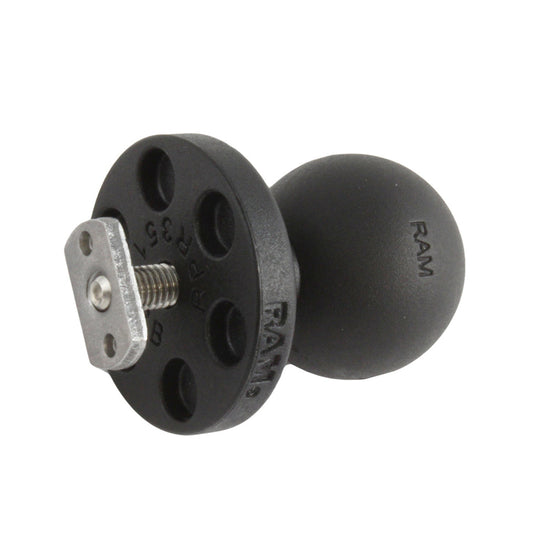 RAM Mounts Track Ball T-slot flat panel adapter with B-size ball – product photo