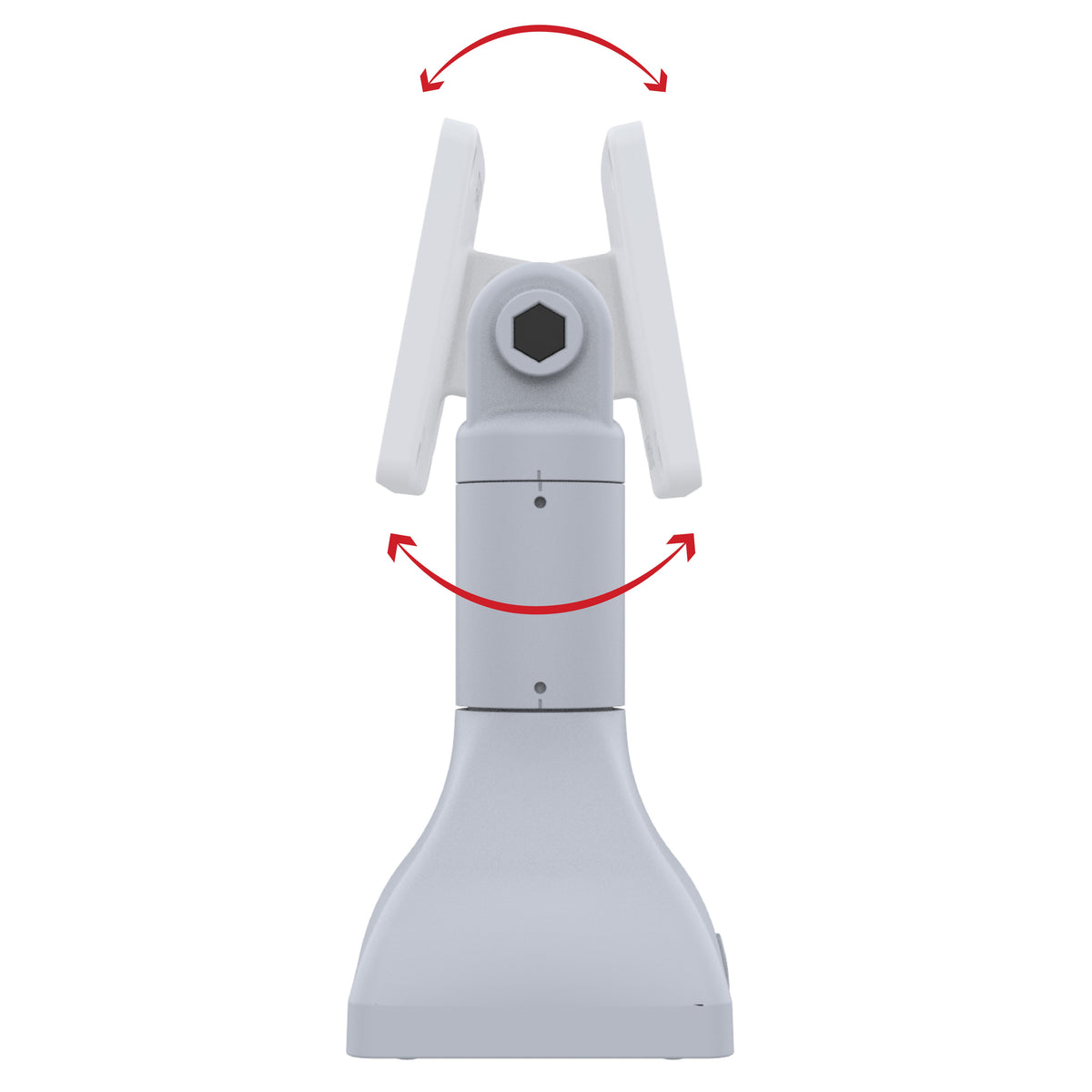 RAM Mounts 7-inch pedestal mount with 75 × 75 mm VESA pattern in grey – further product photo