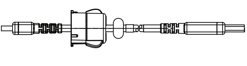 Zebra USB cable, A to mini-B, strain relief, for QLn/ZQ600 – P1031365-055