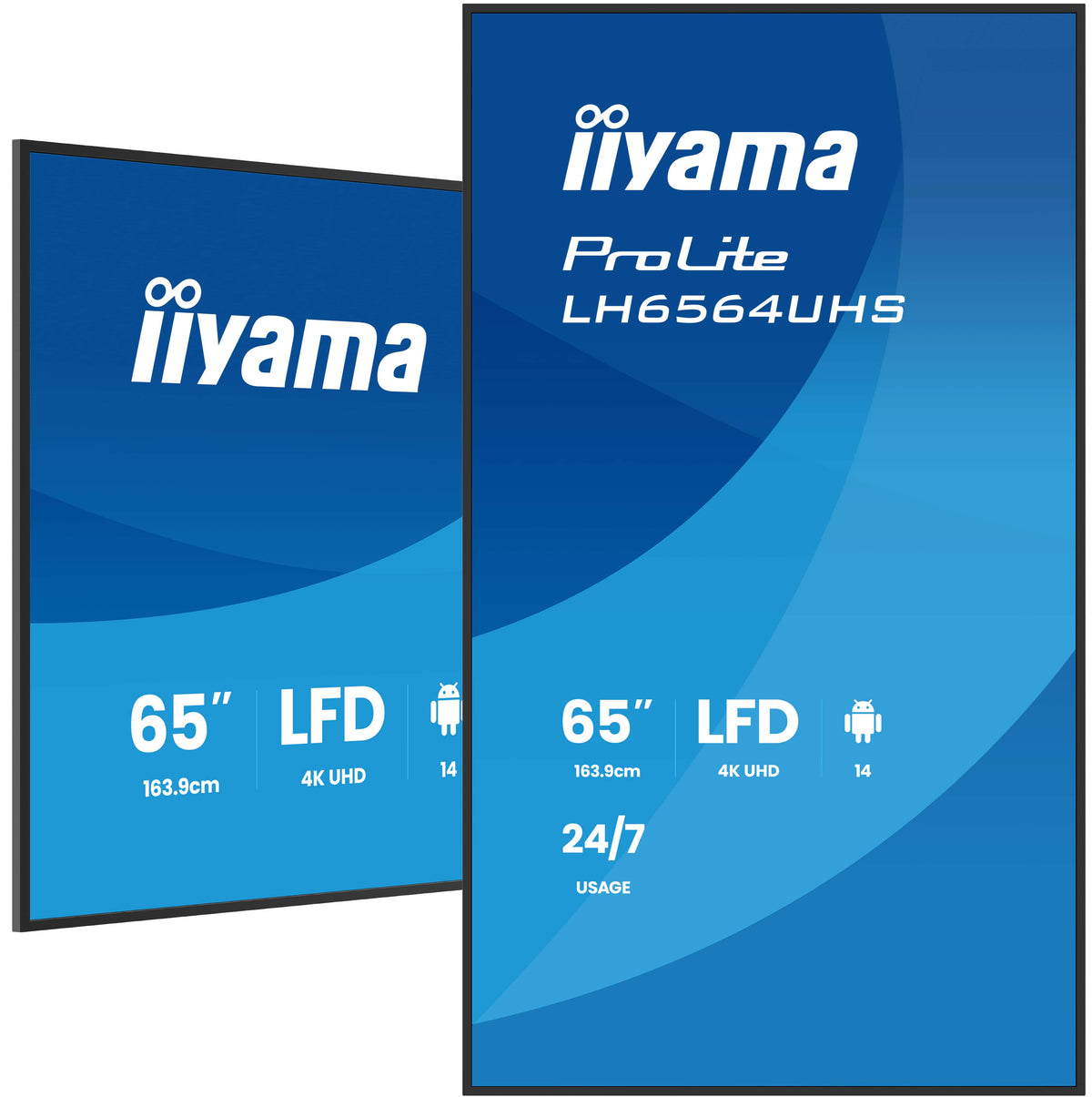 iiyama ProLite LH6564UHS-B1AG 65" 4K Digital Signage Display – official product photo 1 (LH6564UHS-B1AG)