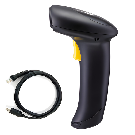 CipherLab 1504 Barcode Scanner with cable, black (A1504ARBKE001)