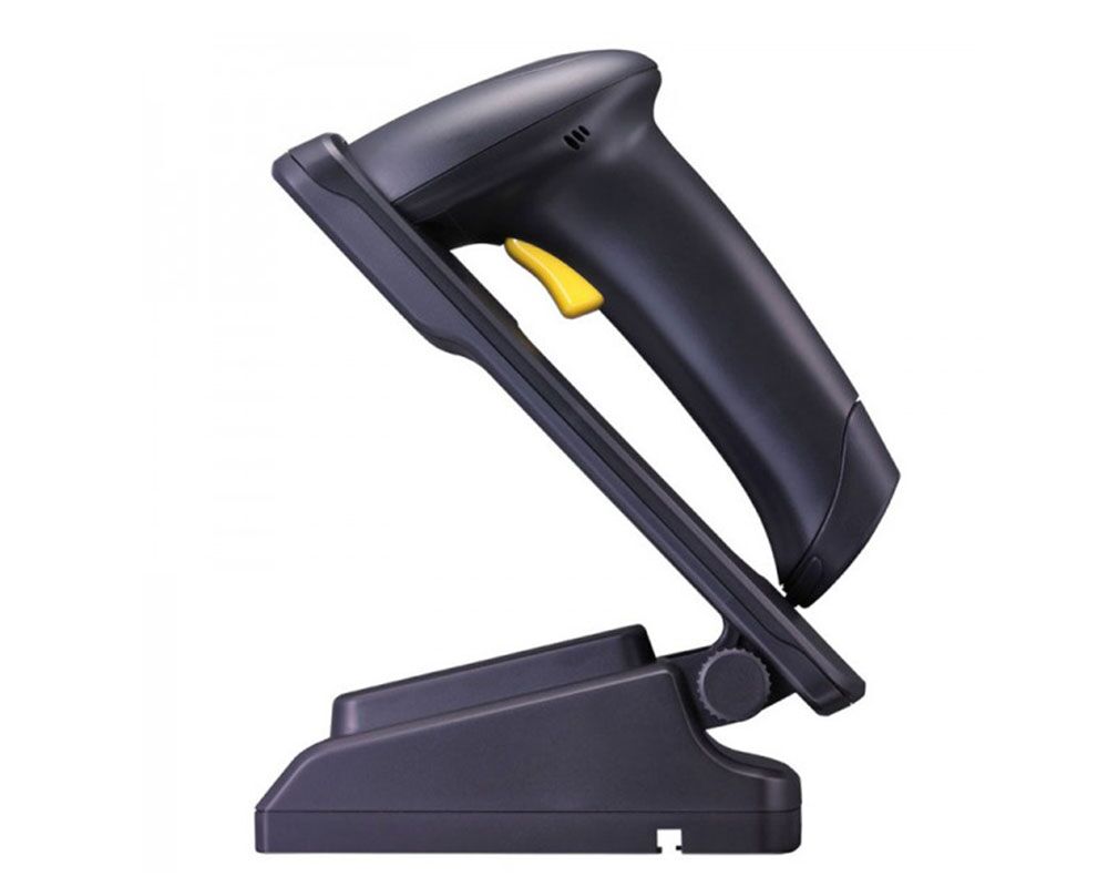 CipherLab 1504 Barcode Scanner with Smartstand, black (A1504P2BKU001)