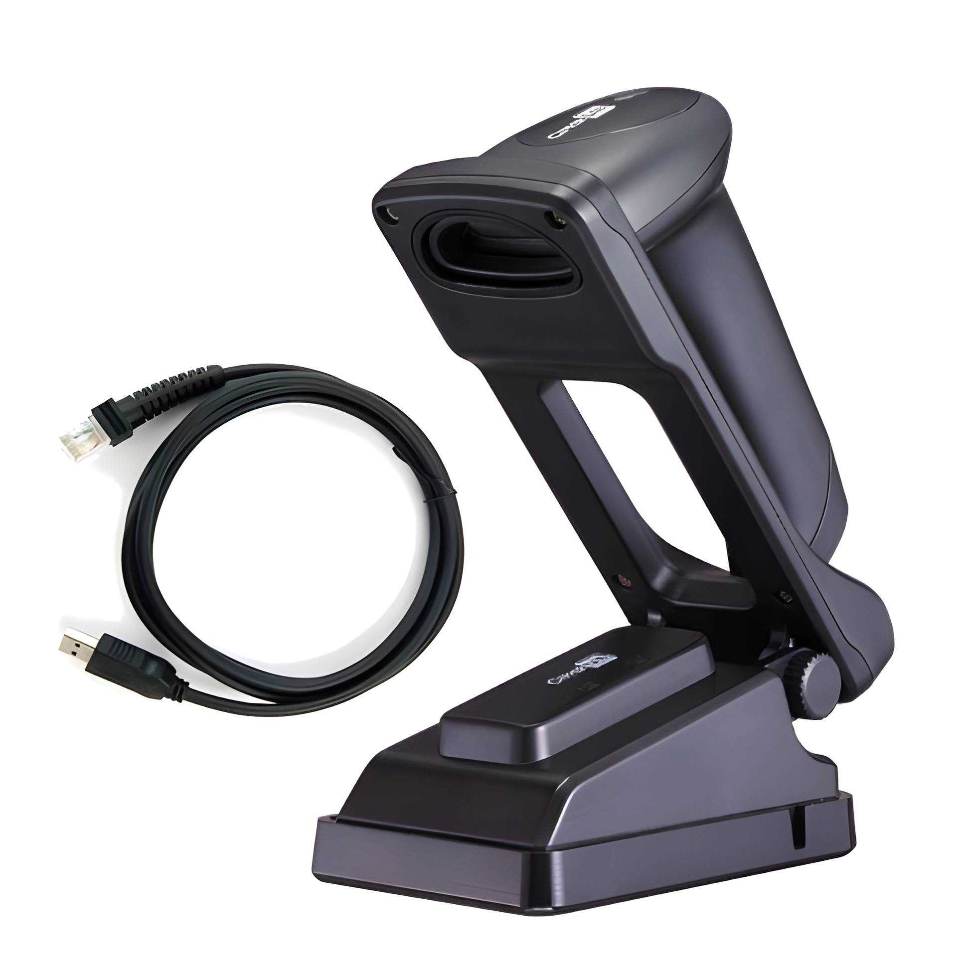 CipherLab 1564 Barcode Scanner with cable and stand, black (A1564ARBKUE01)