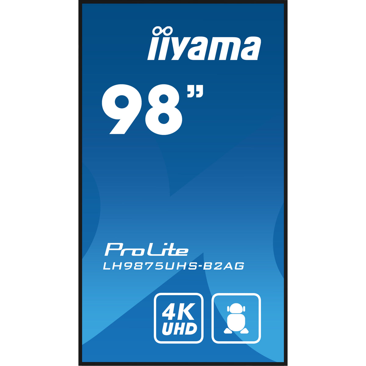 iiyama ProLite LH9875UHS-B2AG 98" 4K Digital Signage Display – official product photo 3 (LH9875UHS-B2AG)