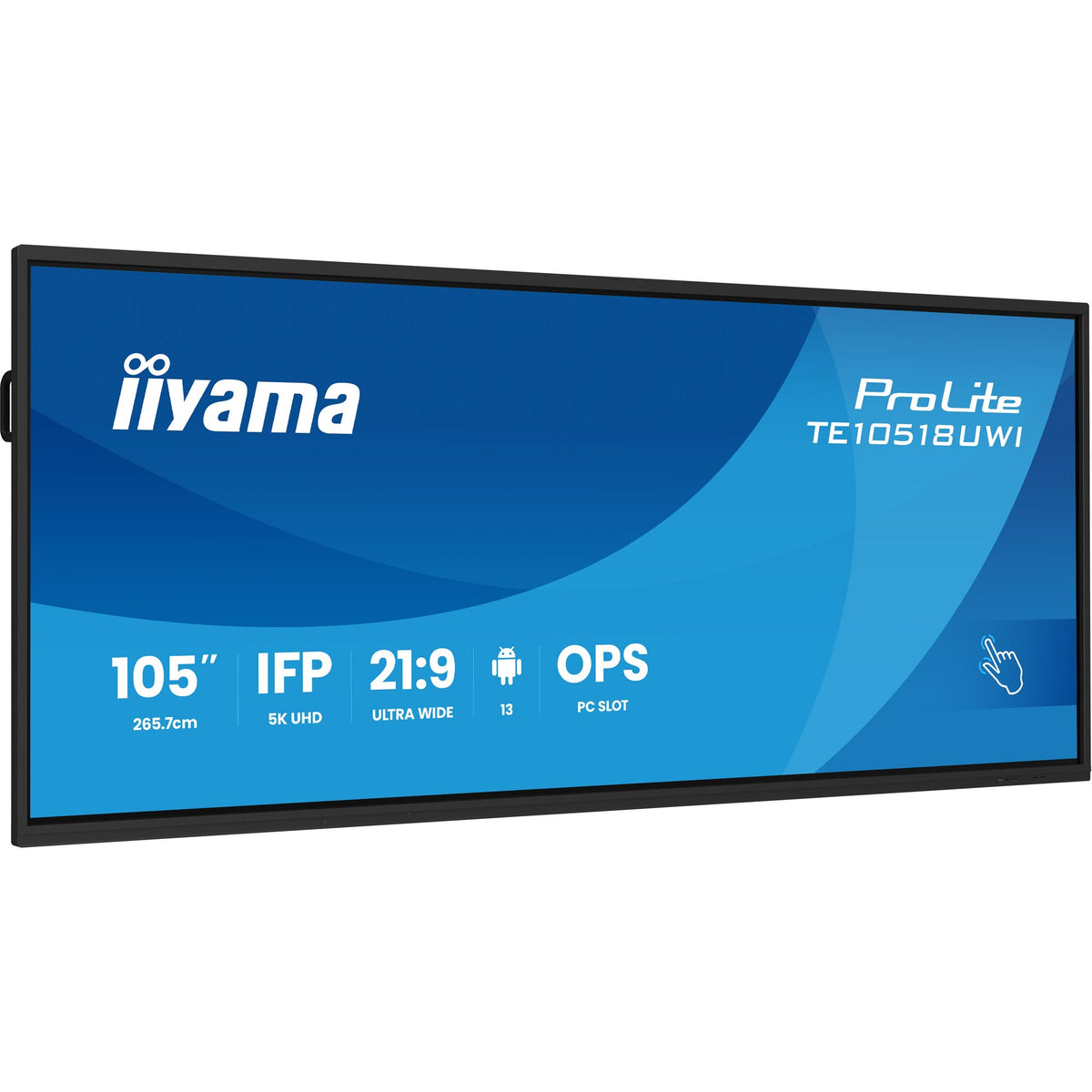 iiyama ProLite TE10518UWI-B1AG 105" Interactive Touch Display – official product photo 2 (TE10518UWI-B1AG)