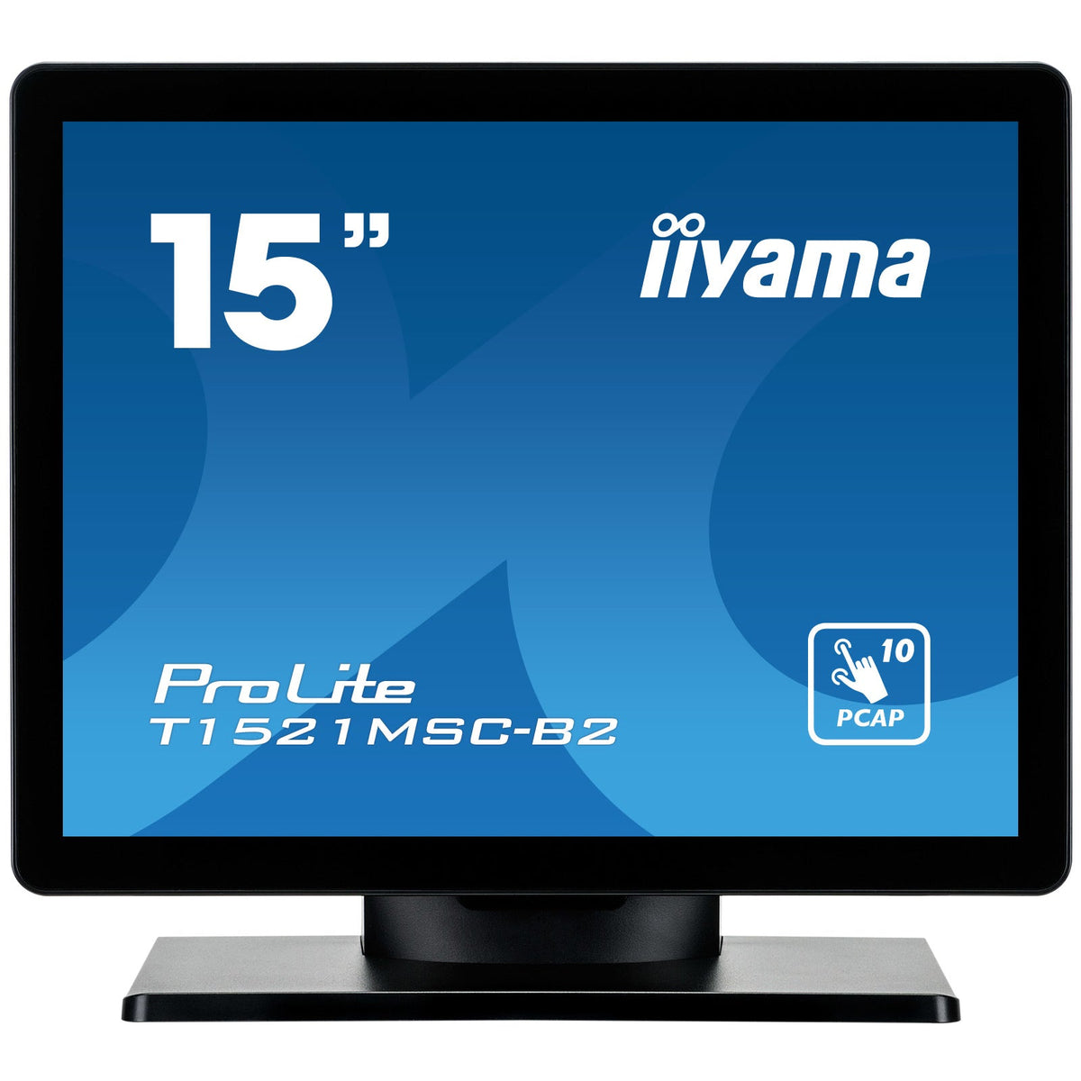 iiyama ProLite T1521MSC-B2 15-inch touch monitor – alternate view