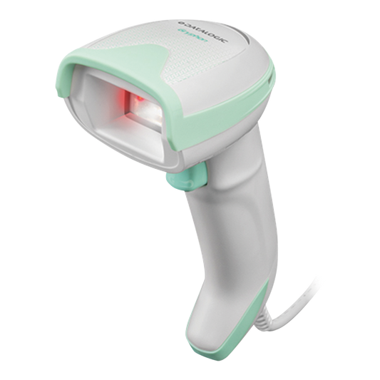 Datalogic Gryphon I GD4500-HC Barcode Scanner, white (GD4590-HCK10-BPOC)