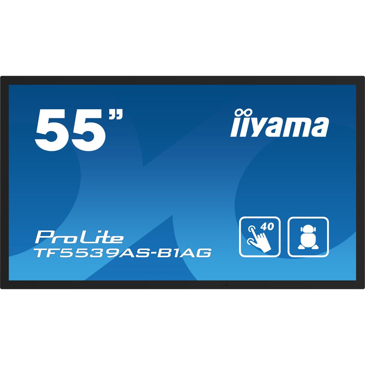 iiyama ProLite TF5539AS-B1AG 55" Open-Frame Touch Display – official product photo 2 (TF5539AS-B1AG)