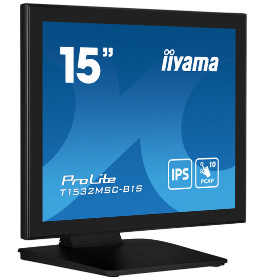 iiyama ProLite T1532MSC-B1S 15-inch touch monitor – alternate view