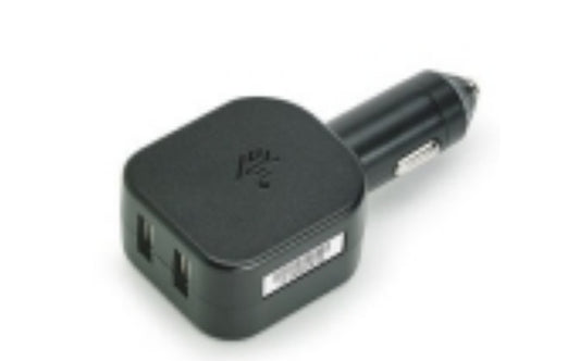 Zebra vehicle USB charger, lighter adapter, 2x USB – CHG-AUTO-USB1-01