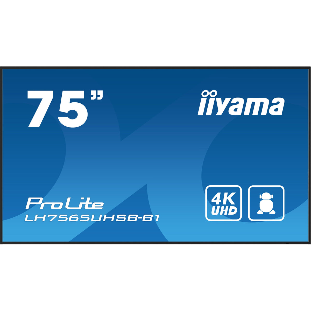 iiyama ProLite LH7565UHSB-B1 75" 4K Digital Signage Display – official product photo 2 (LH7565UHSB-B1)
