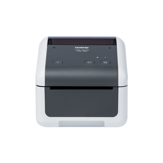 Brother TD-4215D direct thermal desktop label printer – front view