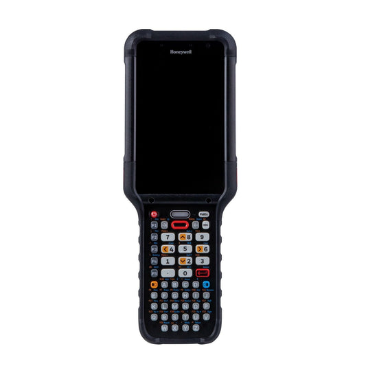 Honeywell CK67 ultra-rugged Android mobile computer, 51-key alphanumeric keypad, FlexRange S0703 2D imager, Wi-Fi only, ATEX Zone 2/22 version (CK67-X0N-58A1A1G) – front view