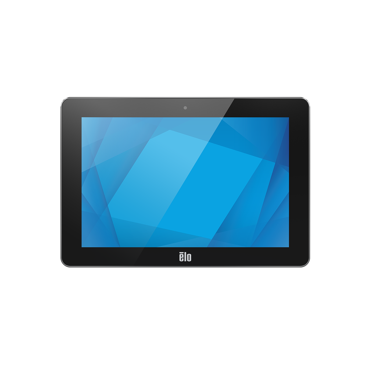 Elo I-Series 5 Steel 10.1" stainless steel IP65 Android touch computer, front view (E177025)