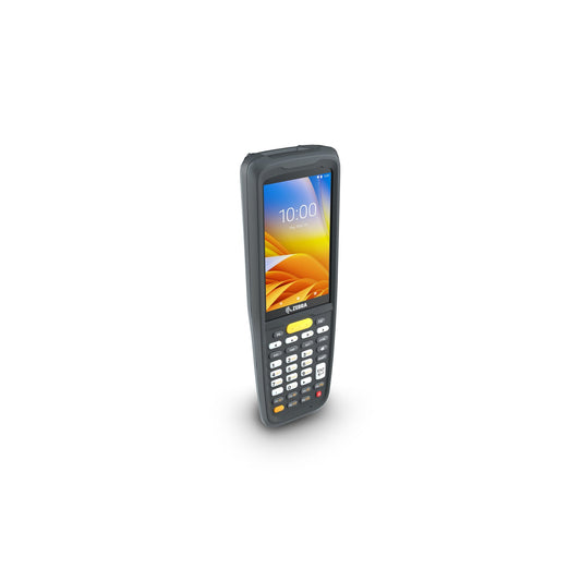 Zebra MC2200 rugged keypad mobile computer, 34-key function numeric keypad (MC220K-2B3S3RW) – angled front view