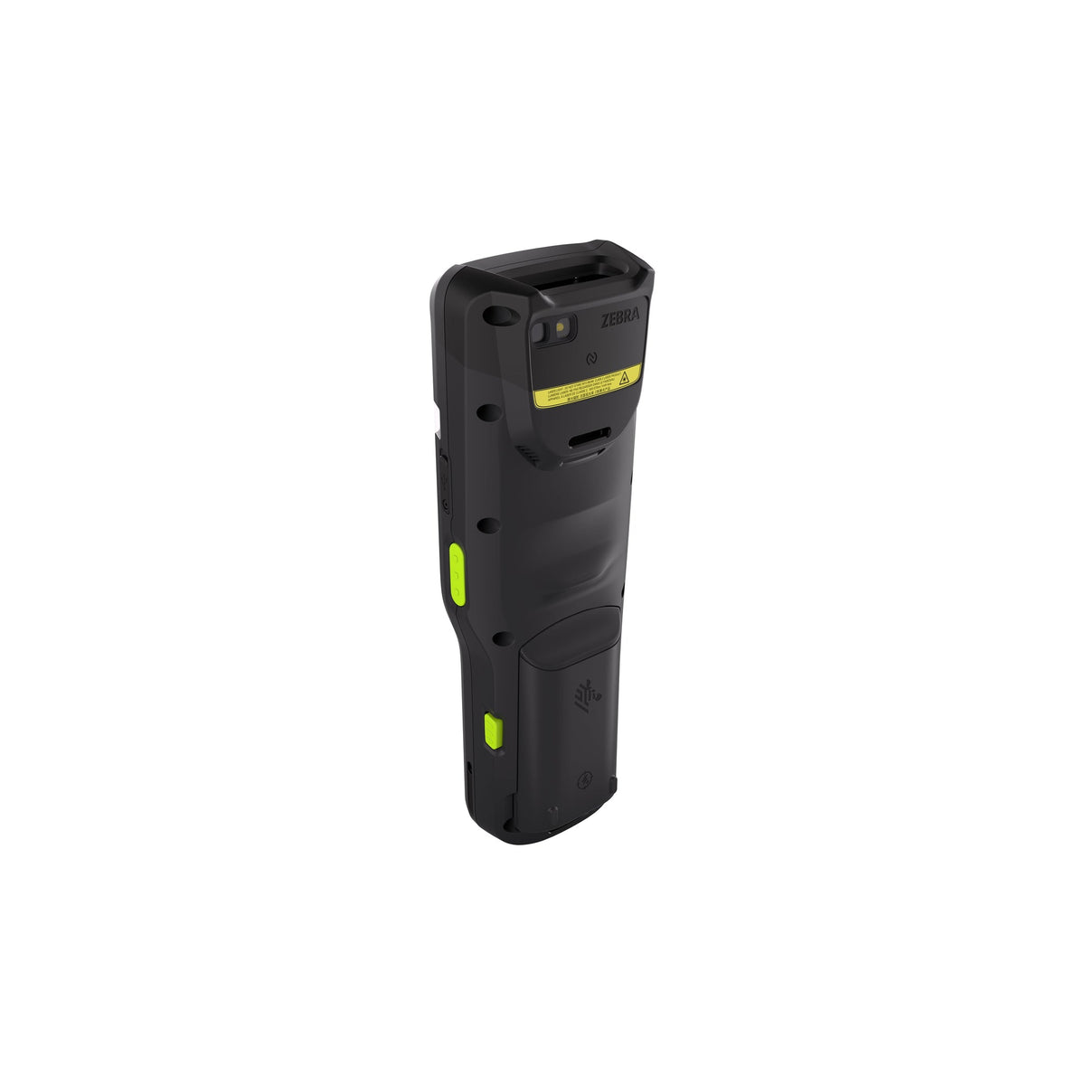 Zebra MC3400 rugged keypad mobile computer, straight shooter, 47-key alphanumeric keypad (MC3401-0S1J54SS-A6) – back view