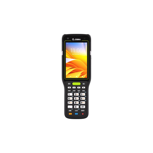 Zebra MC3400 rugged keypad mobile computer, straight shooter, 29-key numeric keypad (MC3401-0S1P62SS-A6) – front view
