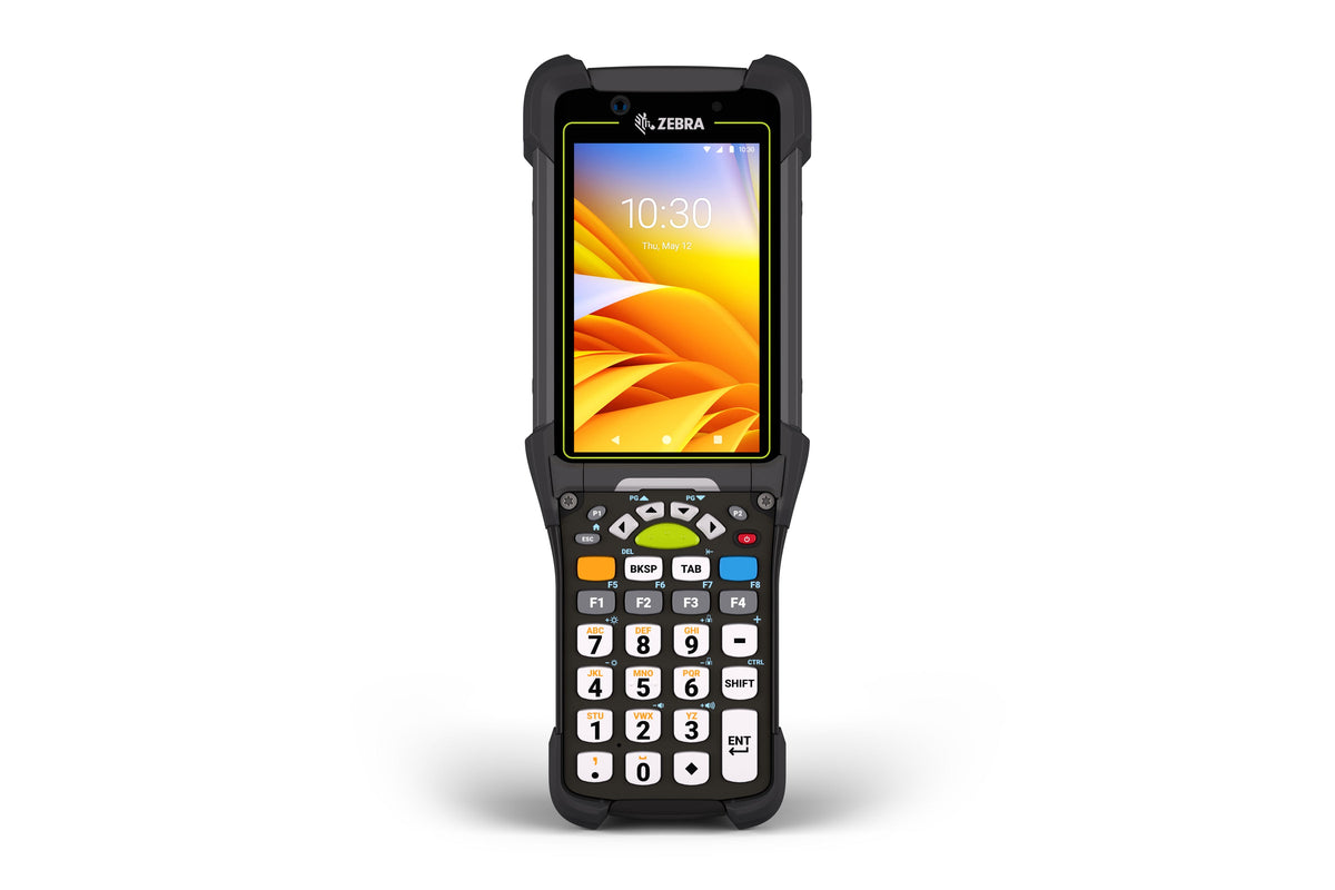 Zebra MC9450 rugged 5G keypad mobile computer, pistol grip, 29-key numeric  calculator layout keypad (MC945B-3G1M6ASS-A6) – front view