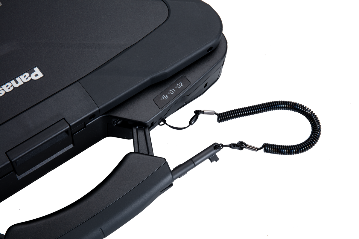 Panasonic TOUGHBOOK 40 mk2 (Belgian AZERTY, 4G) carry handle with tethered capacitive stylus pen