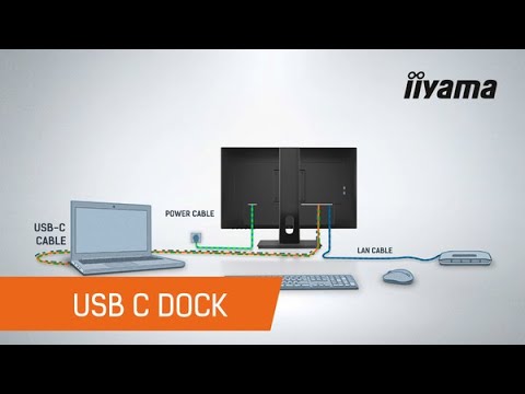iiyama ProLite XCB3497WQSNP-B1 34" Curved Monitor, UWQHD, USB-C Dock 95 W, KVM (XCB3497WQSNP-B1) – official video