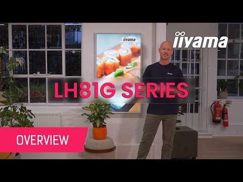 iiyama ProLite LH6581UHSG-1AG 65" 4K Digital Signage Display, 24/7, Android 14, White Frame (LH6581UHSG-1AG) – official video