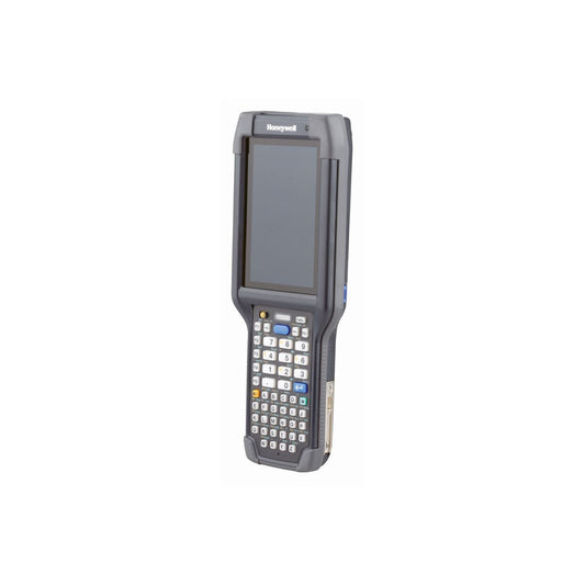 Honeywell CK65 rugged Android mobile computer, 51-key alphanumeric keypad, EX20 2D imager, Wi-Fi only, cold storage version (-30 °C) (CK65-L0N-BMN212E) – angled view