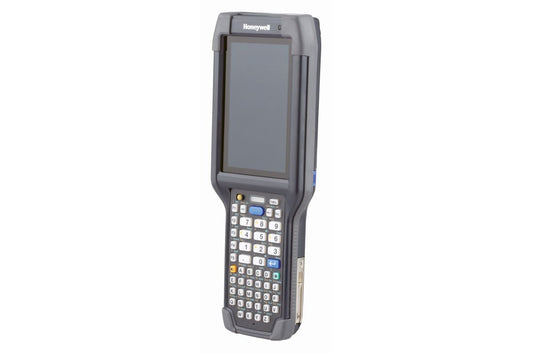 Honeywell CK65 rugged Android mobile computer, 51-key alphanumeric keypad, EX20 2D imager, Wi-Fi only (CK65-L0N-BMC110E) – angled view
