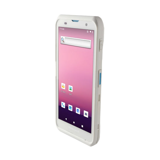 Honeywell ScanPal EDA52-HC healthcare mobile computer, white disinfectant-ready housing, N3601 2D imager (EDA52-0HA761N21RK) – angled view