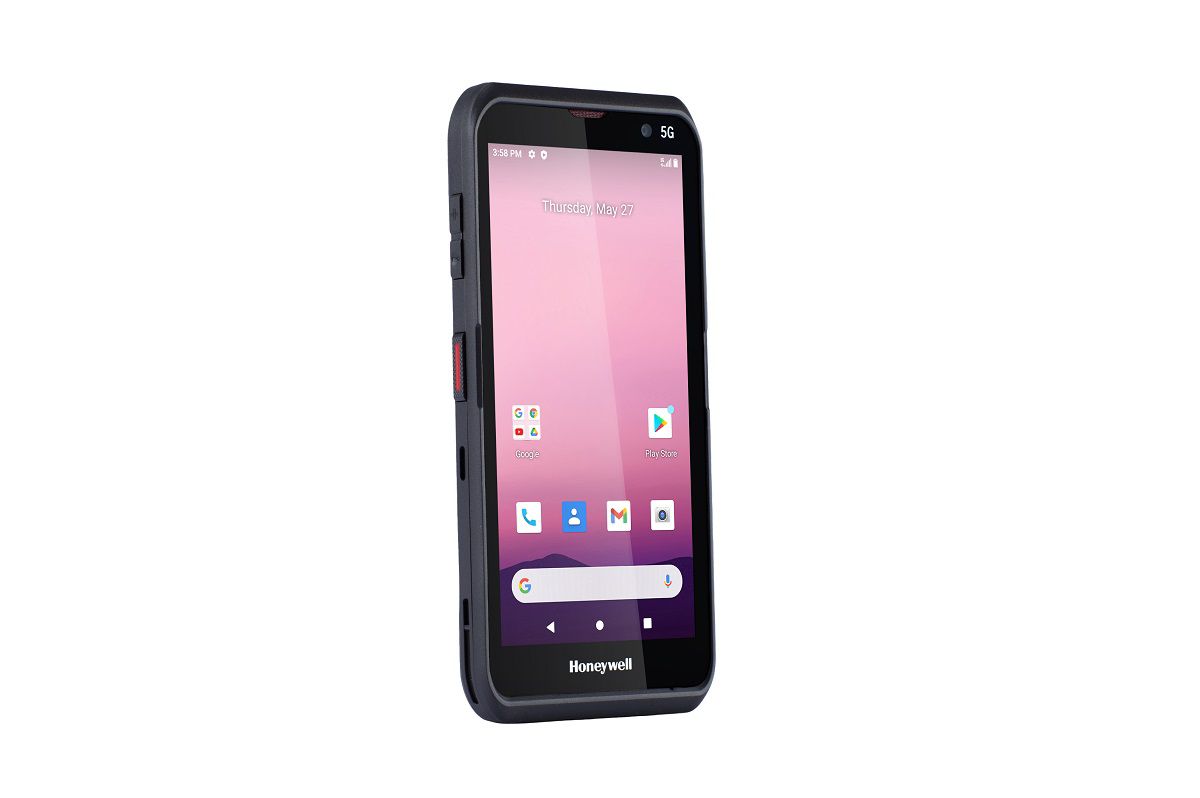 Honeywell ScanPal EDA57 Android mobile computer, 5G, S0703 2D imager (EDA57-11BE91F21RK) – angled view