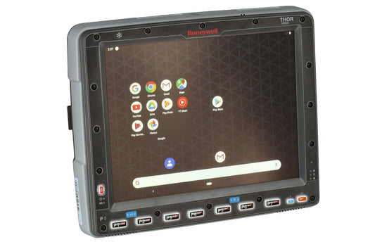 Honeywell Thor VM3A 12.1" Android vehicle-mount computer, outdoor, resistive touch (VM3A-L0N-1B3A20E) – angled view