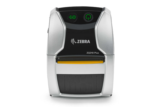 Zebra ZQ310 Plus mobile receipt printer, indoor model, Wi-Fi + Bluetooth (ZQ31-A0W03RE-00) – front view