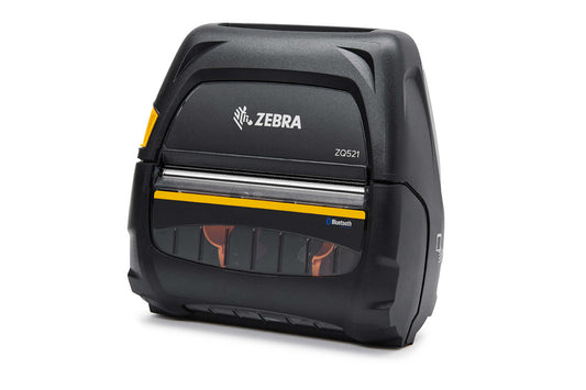 Zebra ZQ521 mobile receipt and label printer, black, Bluetooth (ZQ52-BUE000E-00) – 3/4 view