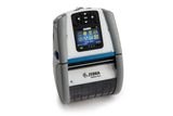 Zebra ZQ620 Plus Healthcare mobile receipt and label printer, white, Wi-Fi 6 + Bluetooth (ZQ62-HUXAE04-00) – front 3/4 view